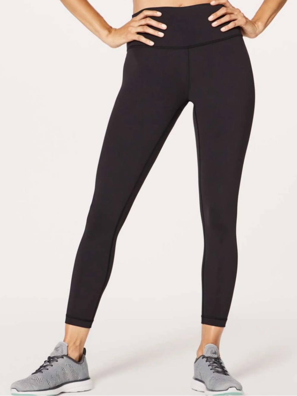 LULULEMON Black Side Mesh Insert Active Wear Leggings